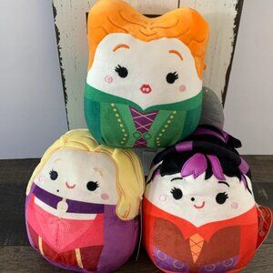 Squishmallows Disney Hocus Pocus 6.5” Set Witch Plushes - Sanderson Sisters